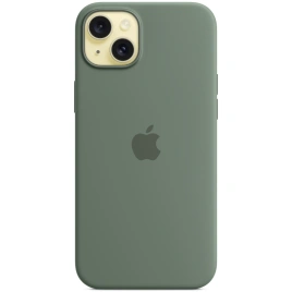 Силиконовый чехол Apple MagSafe для iPhone 15 Cypress