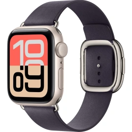 Смарт-часы Apple Watch SE (2025) 40mm Starlight Aluminum Case with Midnight Purple Modern Buckle L
