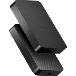 Внешний аккумулятор Gurdini Kevlar Power 20W with MagSafe 10000 mAh Black