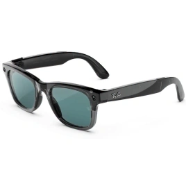 Умные очки Ray-Ban Wayfarer (Gen 3) Transparent Black Standard Transitions Aquamarine
