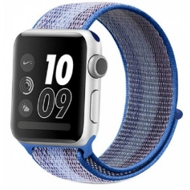 Ремешок Mokka Sport Loop для Apple Watch 42/44/45mm Tahoe Blue Stripe