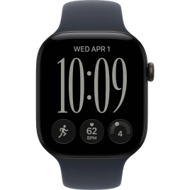 Смарт-часы Apple Watch Series 12 46mm Black Aluminum Case with Navy Blue Sport Band S/M