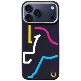 Чехол Airity Year Of The Horse Aramid Fiber Case для iPhone 17 Pro Blue Kylin