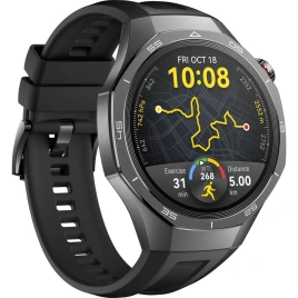 Смарт-часы Huawei Watch GT 5 Pro 46mm Black Fluoroelastomer (55020DGH)