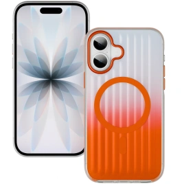 Чехол Gurdini Ocean Case Transparent для iPhone 17 Orange
