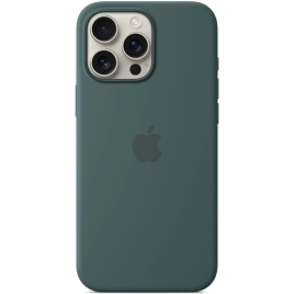 Чехол Apple Silicone Case with MagSafe для iPhone 16 Pro Max Lake Green