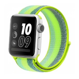 Ремешок Mokka Sport Loop для Apple Watch 38/40/41mm Green Stripe