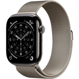 Смарт-часы Apple Watch Series 11 46mm Slate Titanium Case with Natural Milanese Loop S/M