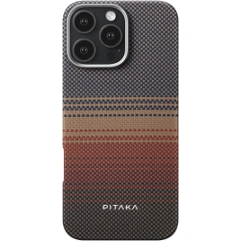 Чехол Pitaka Tactile Woven case для iPhone 16 Pro Max Sunset