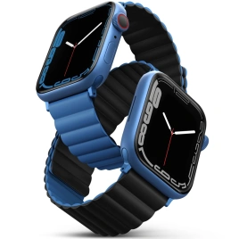 Ремешок Uniq Revix reversible Magnetic для Apple Watch 38/40/41 Blue/Black