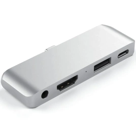 Хаб Satechi USB-C 4 в 1 (ST-TCMPHS) Silver