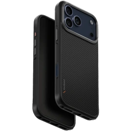 Чехол Uniq Keva Tough Aramid Protective Case для iPhone 17 Pro Max Carbon Black