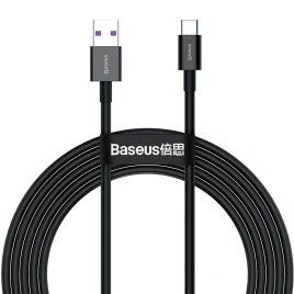 Кабель Baseus USB-A/USB-C 66w 1m CATYS-01 Black