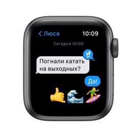 Смарт-часы Apple Watch Series SE GPS 40mm Space Gray/Midnight (Серый космос/Черный) Sport Band (MKQ13RU/A)