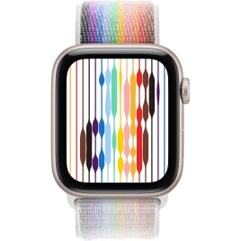 Смарт-часы Apple Watch SE (2025) 40mm Starlight Aluminum Case with Pride Edition Sport Loop