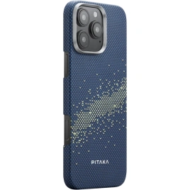 Чехол Pitaka StarPeak Tactile Woven case для iPhone 16 Pro Max Milky Way Galaxy