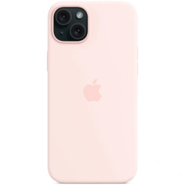 Силиконовый чехол Apple MagSafe для iPhone 15 Plus Light Pink