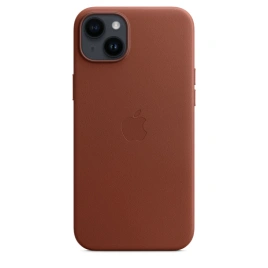 Кожаный чехол Apple для iPhone 14 Plus Umber