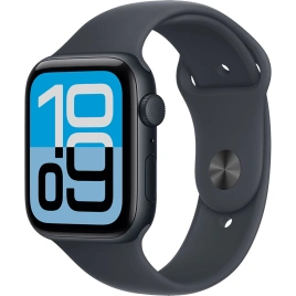 Смарт-часы Apple Watch SE (2025) 44mm Midnight Aluminum Midnight Sport Band S/M