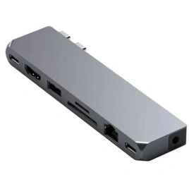 Хаб Satechi USB-C 8 в 1 (ST-UCPHMXM) Space Gray