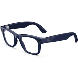 Умные очки Ray-Ban Wayfarer (Gen 2) Shiny Cosmic Blue M Clear to Sapphire Transitions