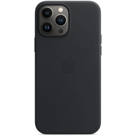 Кожаный чехол Apple MagSafe для iPhone 13 Pro Max Тёмная ночь