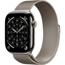 Смарт-часы Apple Watch Series 11 46mm Natural Titanium Case with Natural Milanese Loop