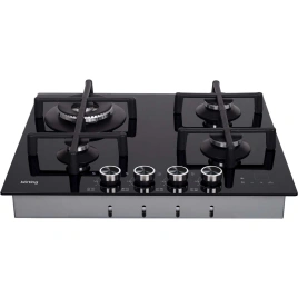 Газовая варочная панель Korting HGG 6766 ICPTN Black Glass