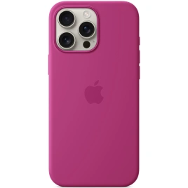 Чехол Apple Silicone Case with MagSafe для iPhone 16 Pro Max Fuchsia