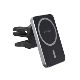 Автомобильный держатель Deppa Mage Safe Qi для iPhone, магнитный (55185) Black