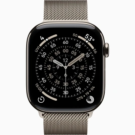 Смарт-часы Apple Watch Series 11 46mm Natural Titanium Case with Natural Milanese Loop M/L
