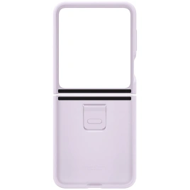 Чехол Samsung Series для Galaxy Z Flip 5 Silicone Case with Ring Lavender