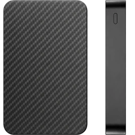 Внешний аккумулятор Gurdini Kevlar Power 20W with MagSafe 10000 mAh Black