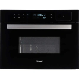 Встраиваемый компактный духовой шкаф с СВЧ и паром Weissgauff OEMS 459 PDB Black