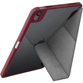 Чехол Uniq для iPad Mini (2021) Moven Anti-microbial Maroon Red