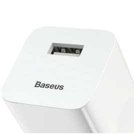 Сетевое зарядное устройство Baseus 24W USB-A CCALL-BX02 White
