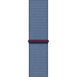 Смарт-часы Apple Watch SE (2023) 44mm Silver Aluminium Case with Storm Blue Sport Loop (MREF3)