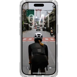 Чехол UAG MagSafe Plasma XTE Case для iPhone 17 Pro Clear/Titanium (114527114G36)