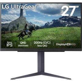 Монитор LG 27" UltraGear 27GS85Q-B IPS Black (27GS85Q-B.ARUZ)