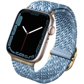 Ремешок Uniq Aspen Design Strap Braided для Apple Watch 38/40/41 Cerulean Blue