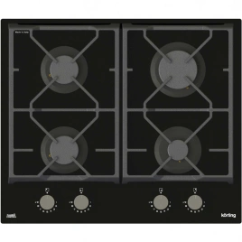 Газовая варочная панель Korting HGG 6985 CN FLC Black