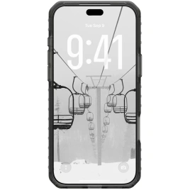Чехол UAG MagSafe Plyo LT для iPhone 18 Pro Ash/Black (114593113140)