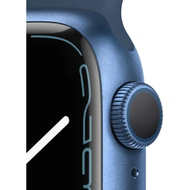 Смарт-часы Apple Watch Series 7 GPS 41mm Blue (Синий) Sport Band (MKN13RU/A)
