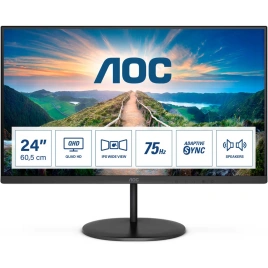 Монитор AOC 24" Q24V4EA IPS Black