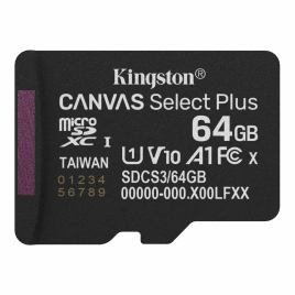 Карта памяти Kingston Canvas Select Plus 64Gb MicroSDXC (SDCS3/64GBSP)