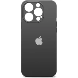 Силиконовый чехол Silicone для iPhone 15 Pro Max Black