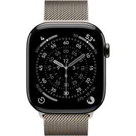 Смарт-часы Apple Watch Series 11 46mm Slate Titanium Case with Natural Milanese Loop M/L
