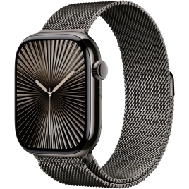 Смарт-часы Apple Watch Series 10 42mm Slate Titanium Case with Slate Milanese Loop