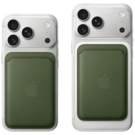 Картхолдер Apple iPhone FineWoven Wallet with MagSafe Moss (MGH74FE)