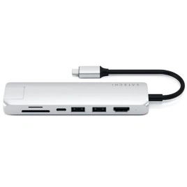 Хаб Satechi USB-C 7 в 1 (ST-UCSMA3S) Silver